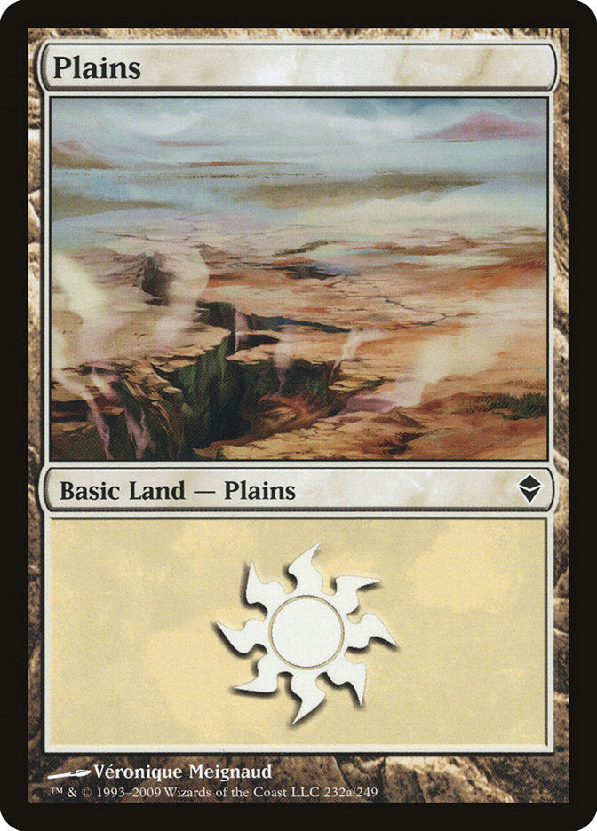 Plains (232a) [Zendikar] | Kessel Run Games Inc. 