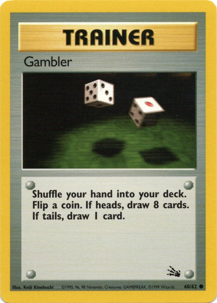 Gambler (60/62) [Fossil Unlimited] | Kessel Run Games Inc. 
