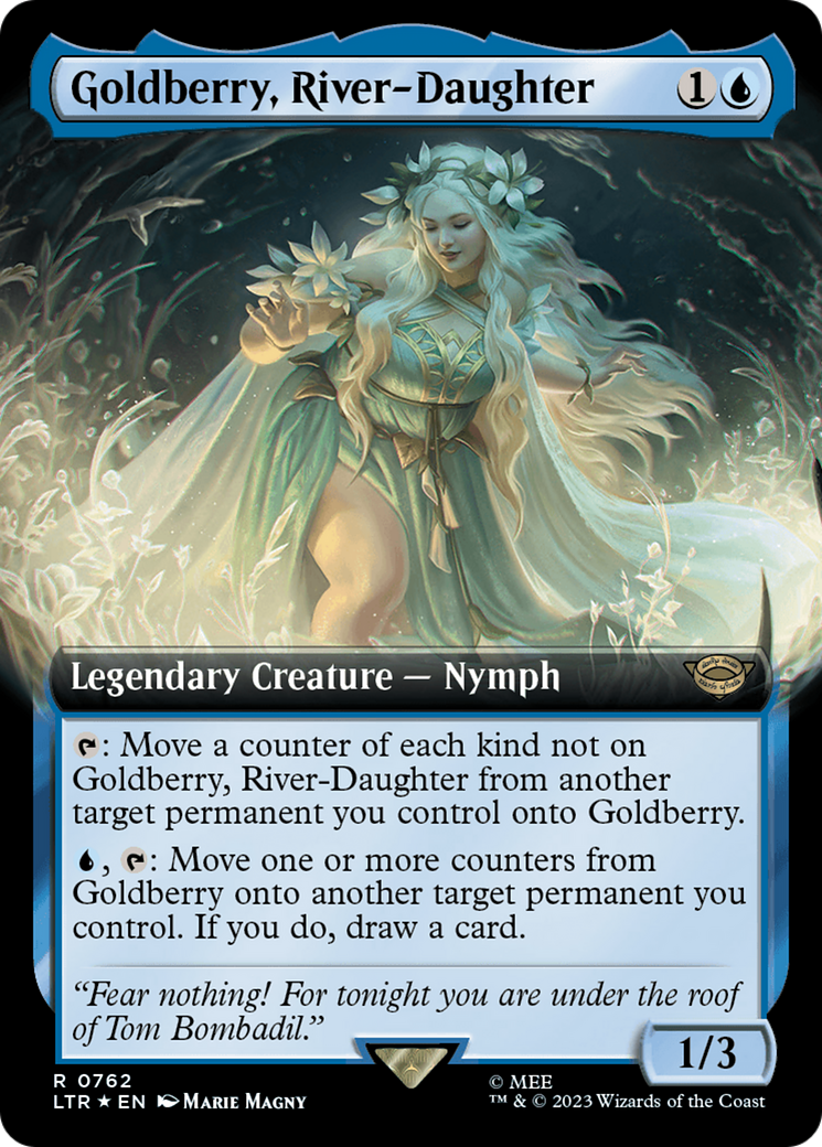 Goldberry, River-Daughter (Extended Art) (Surge Foil) [The Lord of the Rings: Tales of Middle-Earth] | Kessel Run Games Inc. 