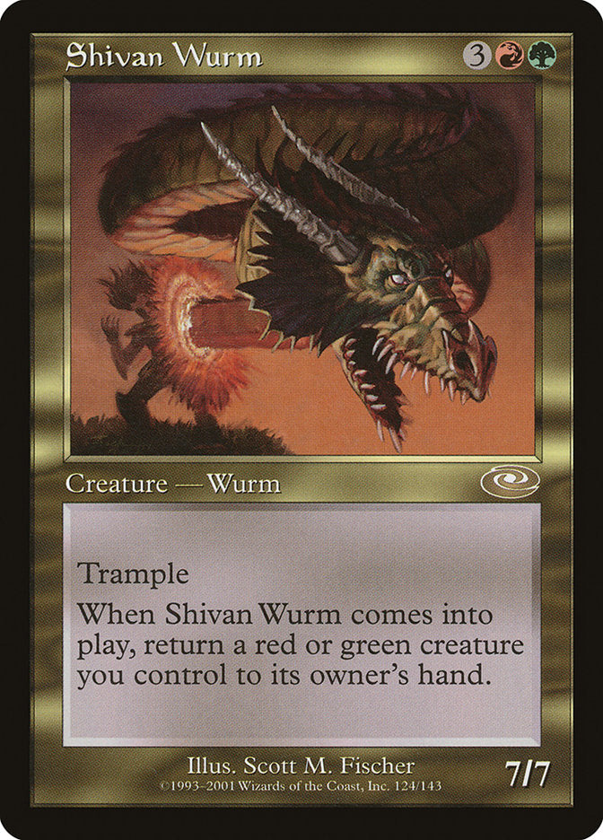 Shivan Wurm [Planeshift] | Kessel Run Games Inc. 