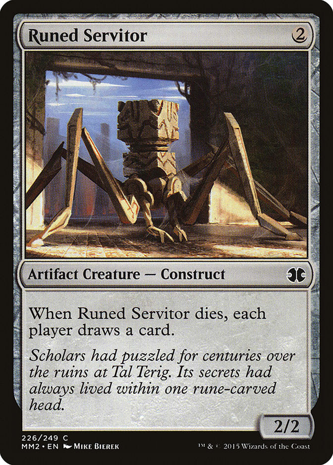 Runed Servitor [Modern Masters 2015] | Kessel Run Games Inc. 