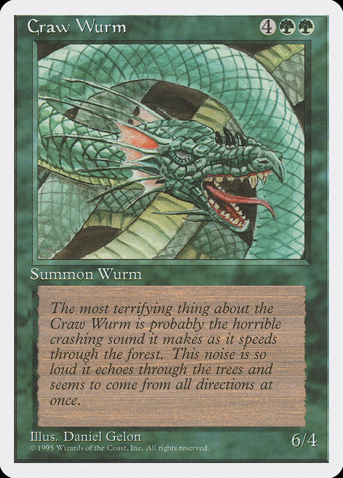 Craw Wurm [Fourth Edition] | Kessel Run Games Inc. 