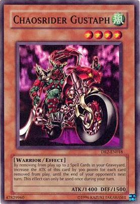 Chaosrider Gustaph [DR2-EN018] Super Rare | Kessel Run Games Inc. 