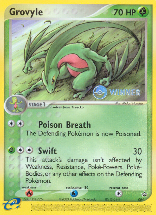 Grovyle (004) [Nintendo: Black Star Promos] | Kessel Run Games Inc. 