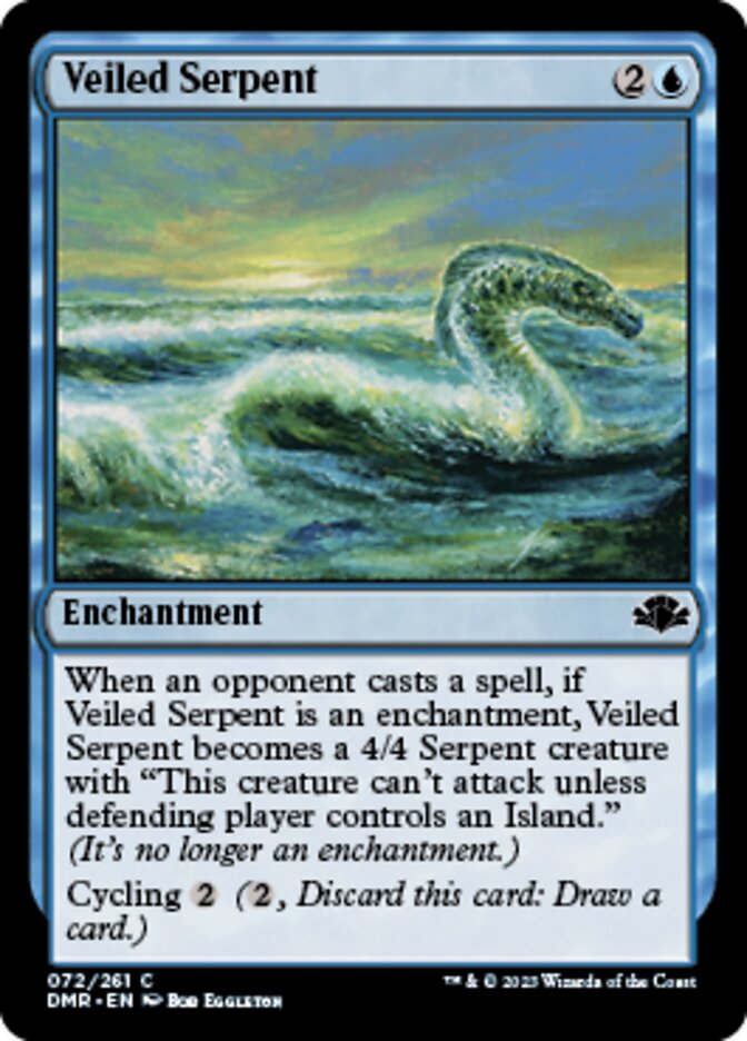 Veiled Serpent [Dominaria Remastered] | Kessel Run Games Inc. 