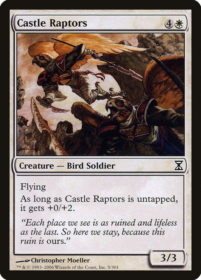 Castle Raptors [Time Spiral] | Kessel Run Games Inc. 