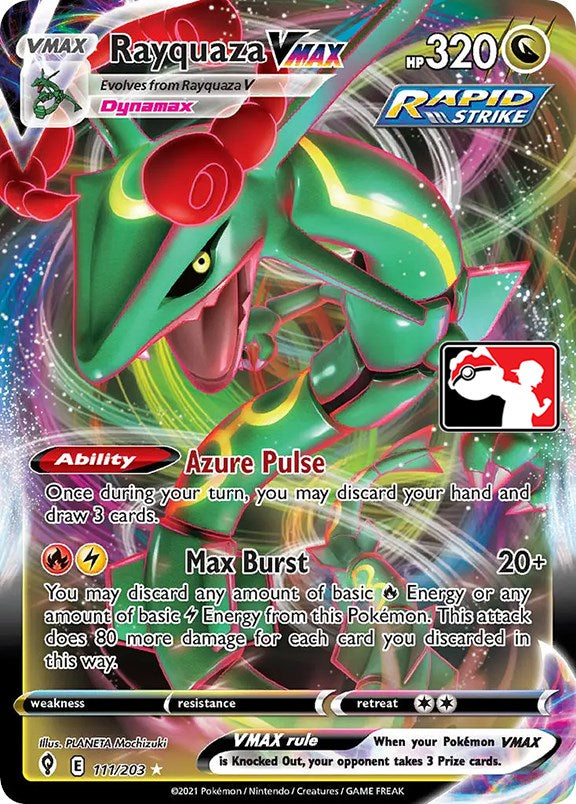 Rayquaza VMAX (111/203) [Prize Pack Series One] | Kessel Run Games Inc. 