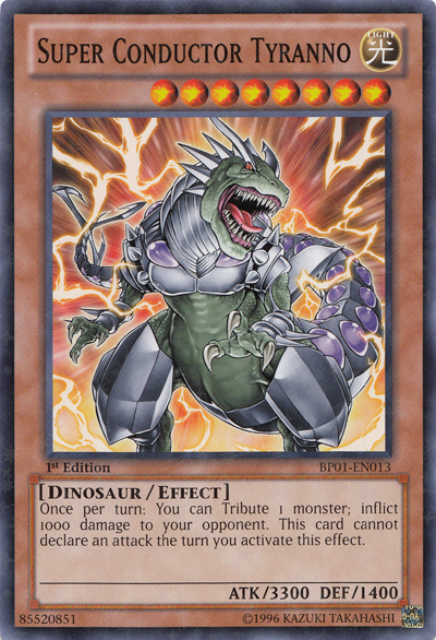 Super Conductor Tyranno [BP01-EN013] Starfoil Rare | Kessel Run Games Inc. 