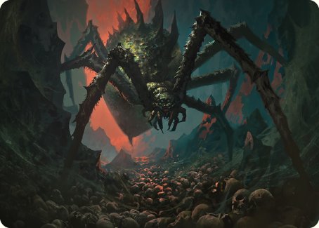 Shelob, Child of Ungoliant Art Card [The Lord of the Rings: Tales of Middle-earth Art Series] | Kessel Run Games Inc. 