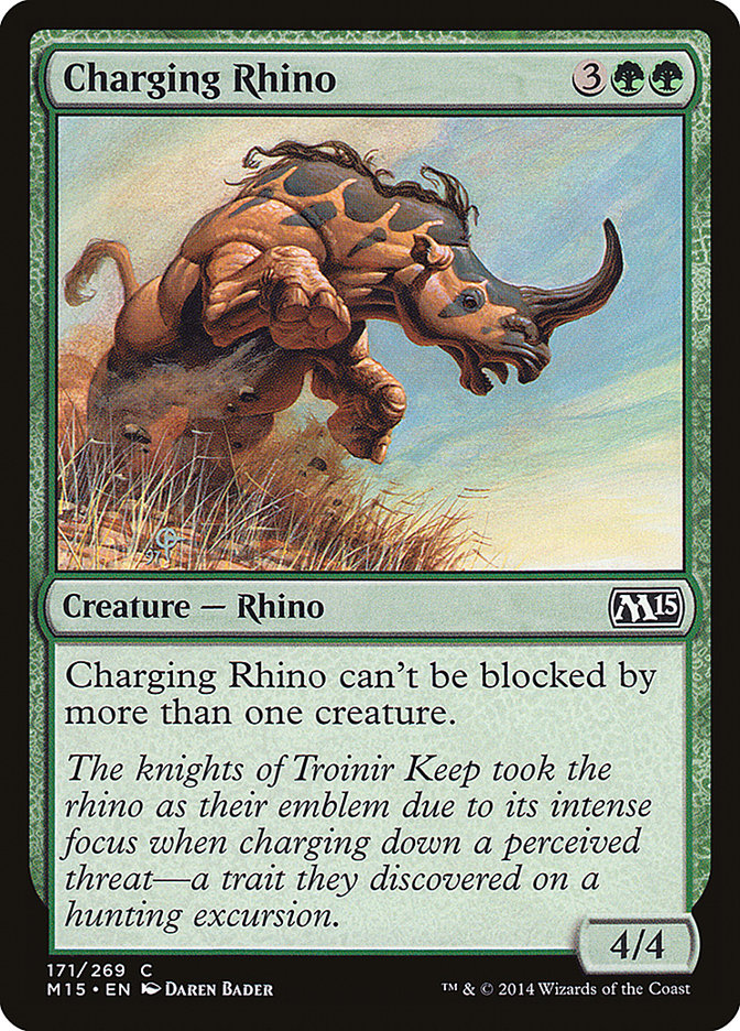 Charging Rhino [Magic 2015] | Kessel Run Games Inc. 