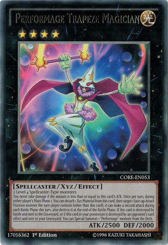 Performage Trapeze Magician [CORE-EN053] Rare | Kessel Run Games Inc. 