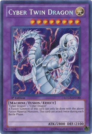 Cyber Twin Dragon [LCGX-EN180] Secret Rare | Kessel Run Games Inc. 