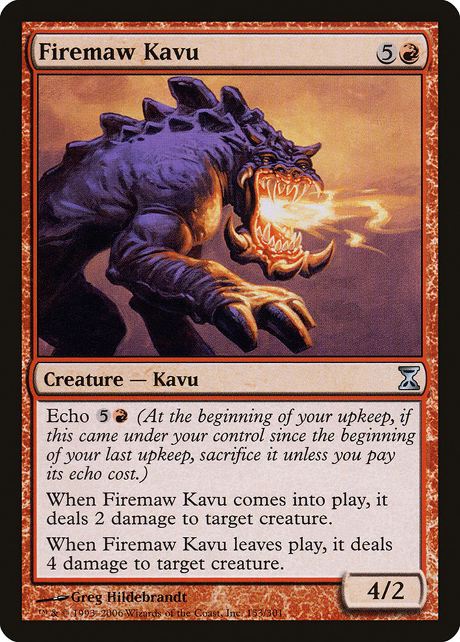 Firemaw Kavu [Time Spiral] | Kessel Run Games Inc. 