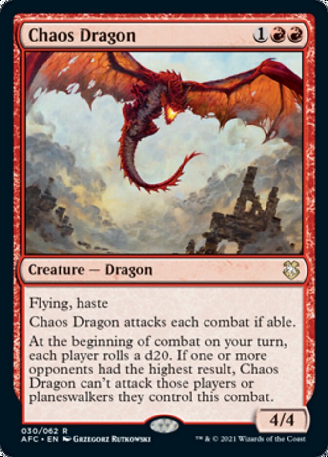 Chaos Dragon [Dungeons & Dragons: Adventures in the Forgotten Realms Commander] | Kessel Run Games Inc. 