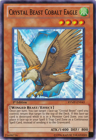 Crystal Beast Cobalt Eagle [RYMP-EN045] Super Rare | Kessel Run Games Inc. 