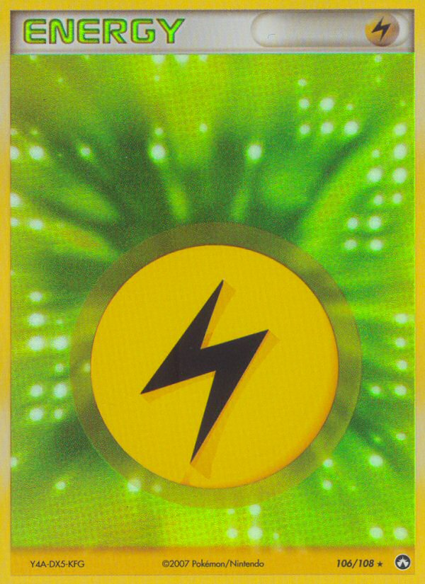 Lightning Energy (106/108) [EX: Power Keepers] | Kessel Run Games Inc. 