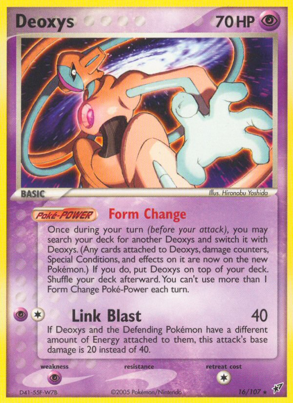 Deoxys (16/107) [EX: Deoxys] | Kessel Run Games Inc. 