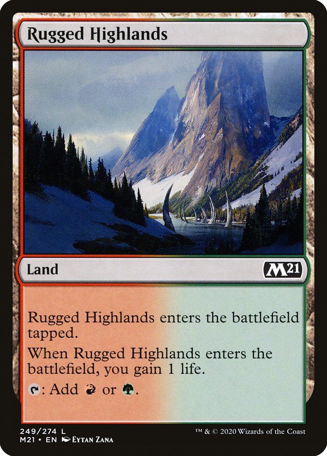 Rugged Highlands [Core Set 2021] | Kessel Run Games Inc. 