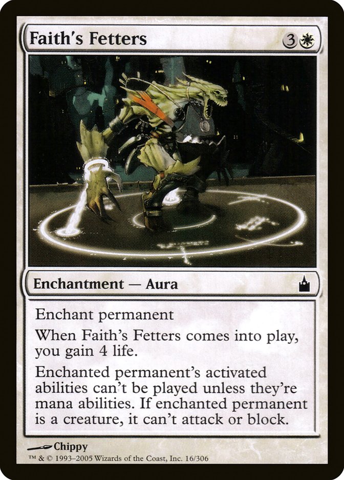 Faith's Fetters [Ravnica: City of Guilds] | Kessel Run Games Inc. 