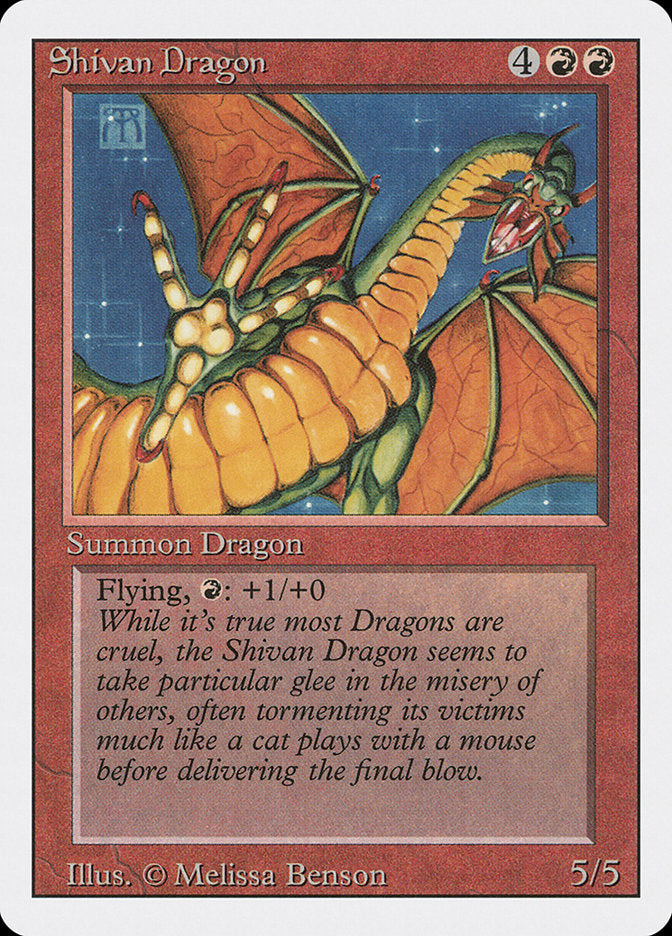 Shivan Dragon [Revised Edition] | Kessel Run Games Inc. 