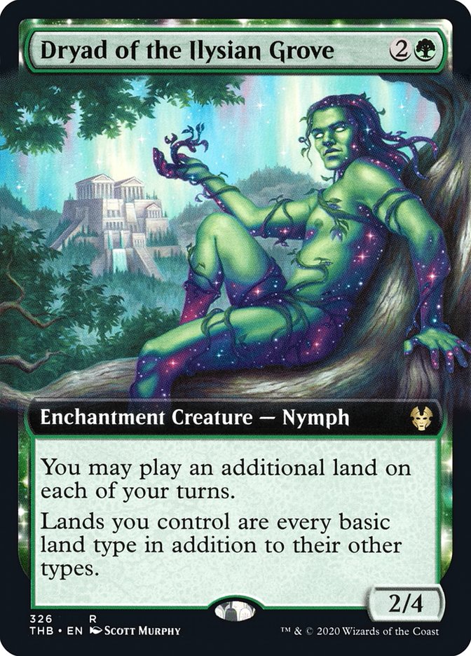 Dryad of the Ilysian Grove (Extended Art) [Theros Beyond Death] | Kessel Run Games Inc. 