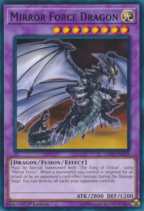 Mirror Force Dragon [LEDD-ENA39] Common | Kessel Run Games Inc. 