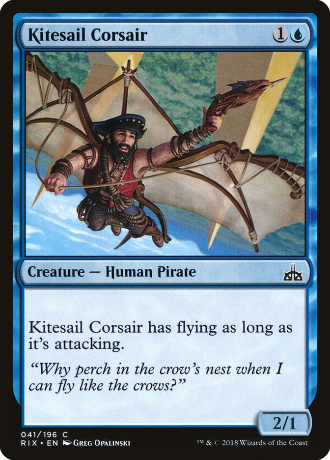 Kitesail Corsair [Rivals of Ixalan] | Kessel Run Games Inc. 