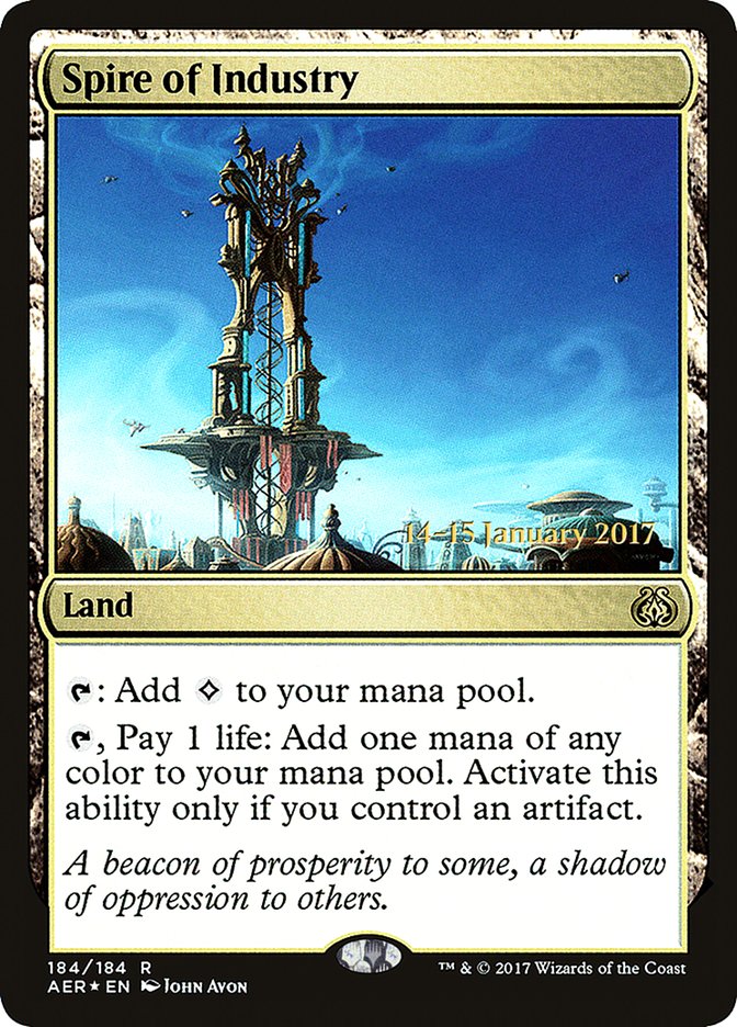 Spire of Industry [Aether Revolt Prerelease Promos] | Kessel Run Games Inc. 