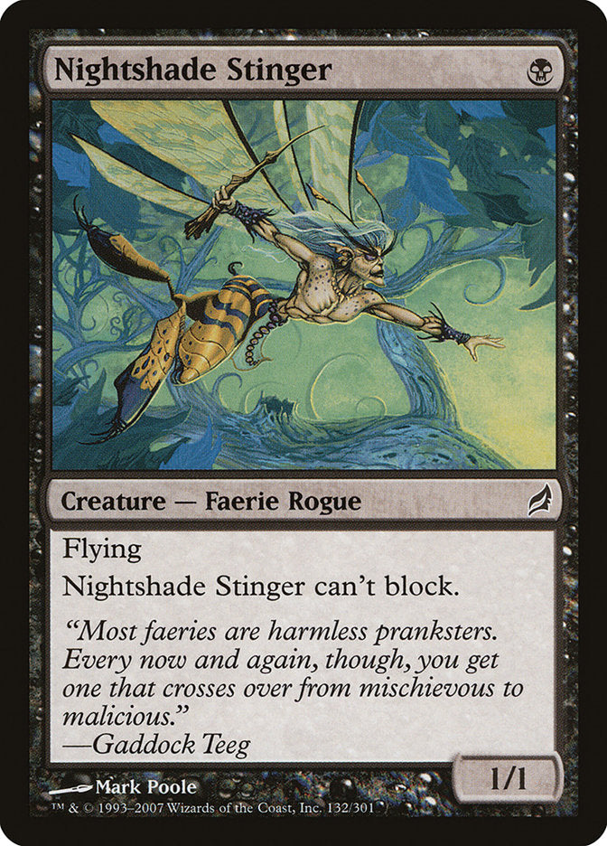 Nightshade Stinger [Lorwyn] | Kessel Run Games Inc. 
