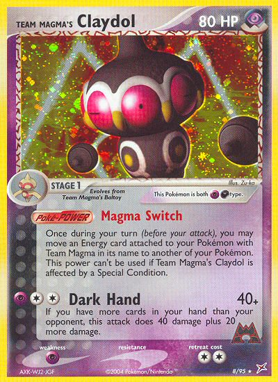 Team Magma's Claydol (8/95) [EX: Team Magma vs Team Aqua] | Kessel Run Games Inc. 