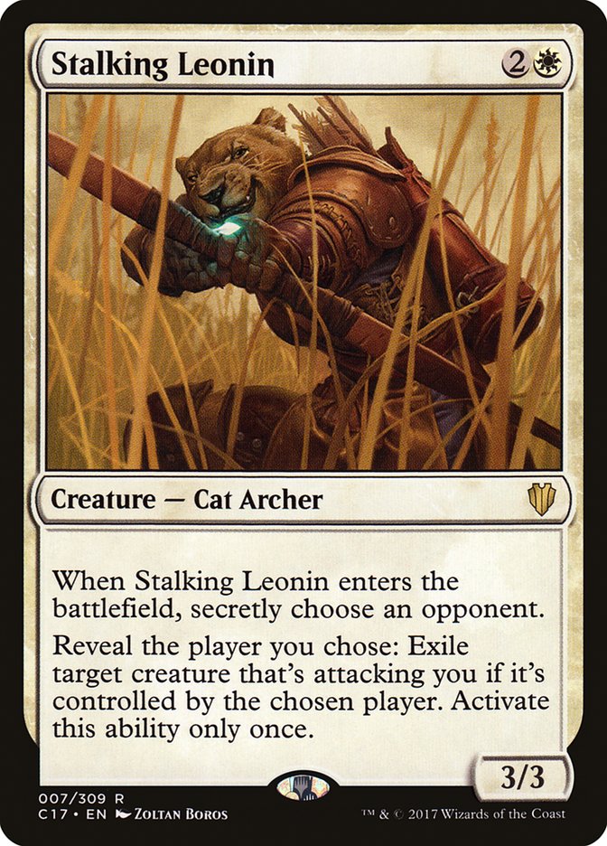 Stalking Leonin [Commander 2017] | Kessel Run Games Inc. 