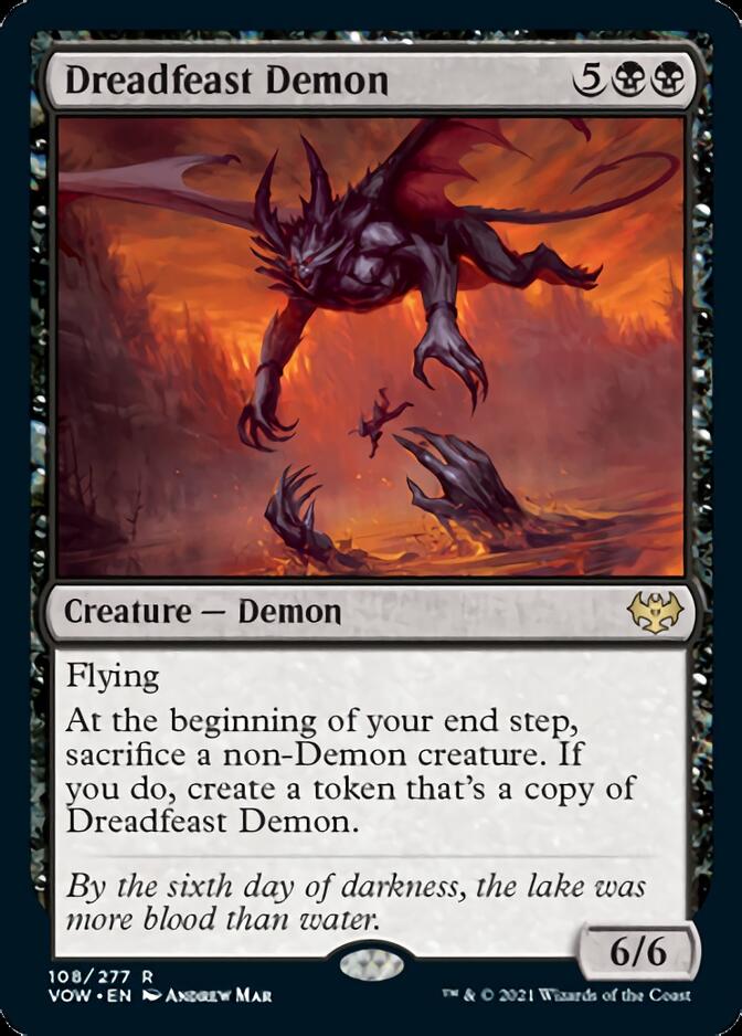 Dreadfeast Demon [Innistrad: Crimson Vow] | Kessel Run Games Inc. 