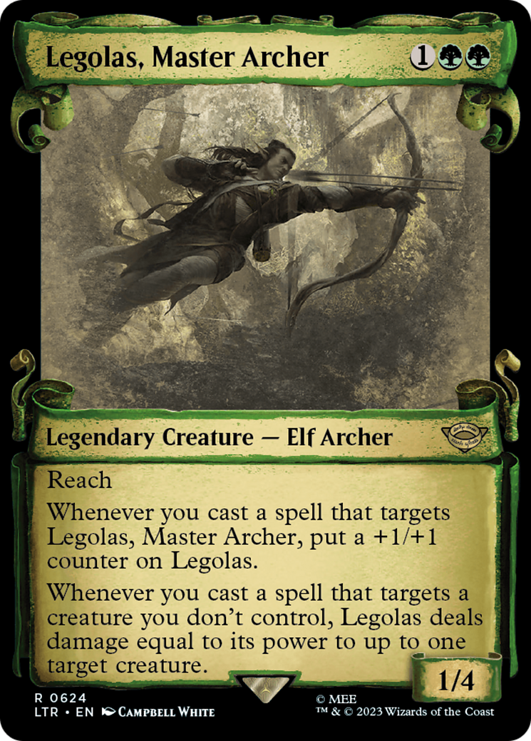 Legolas, Master Archer [The Lord of the Rings: Tales of Middle-Earth Showcase Scrolls] | Kessel Run Games Inc. 