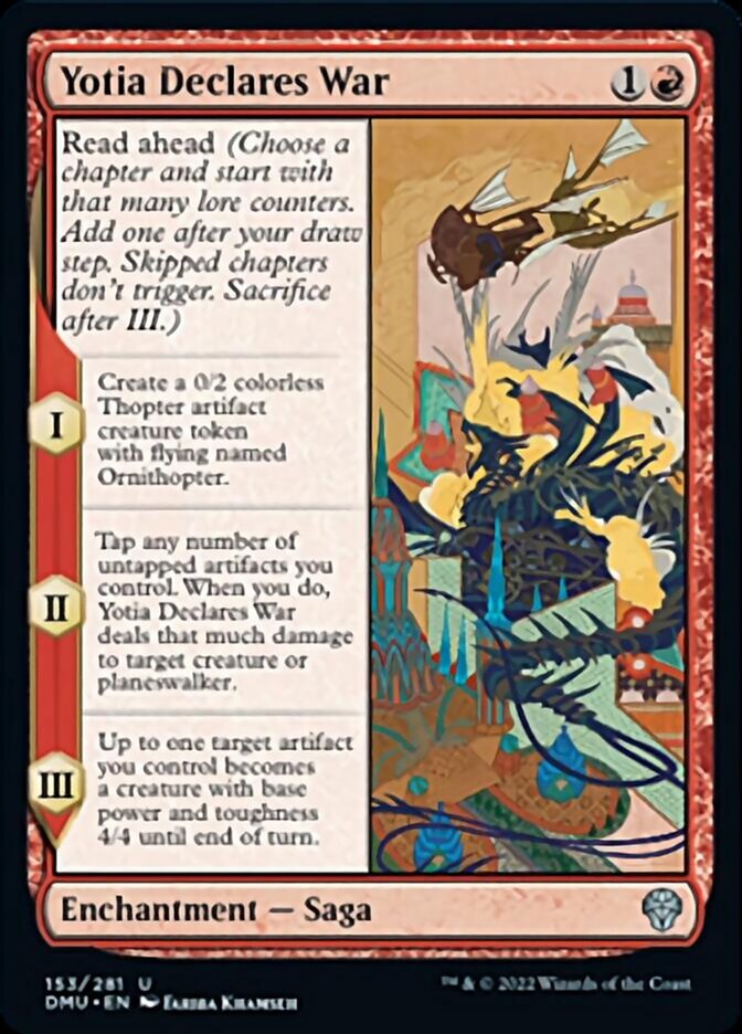 Yotia Declares War [Dominaria United] | Kessel Run Games Inc. 