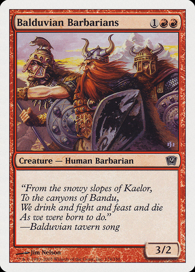 Balduvian Barbarians [Ninth Edition] | Kessel Run Games Inc. 
