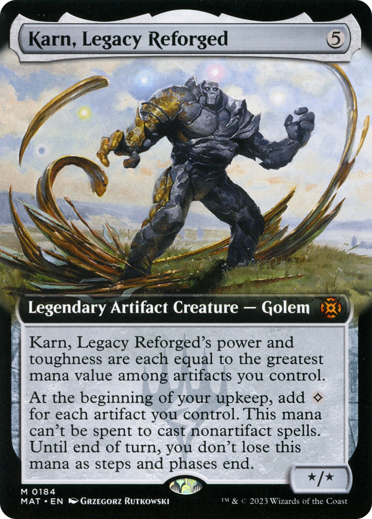 Karn, Legacy Reforged (Extended Art) [March of the Machine: The Aftermath] | Kessel Run Games Inc. 