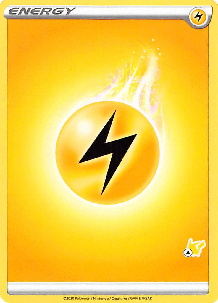 Lightning Energy (Pikachu Stamp #4) [Battle Academy 2022] | Kessel Run Games Inc. 