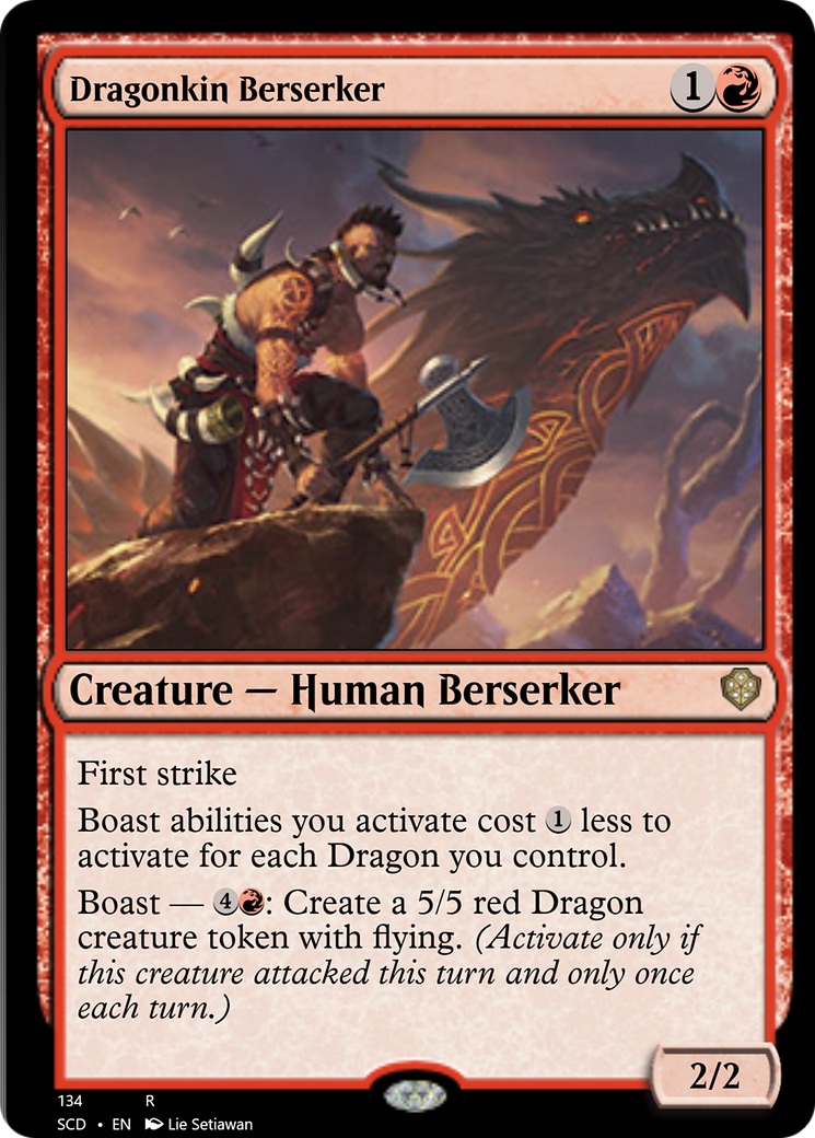 Dragonkin Berserker [Starter Commander Decks] | Kessel Run Games Inc. 
