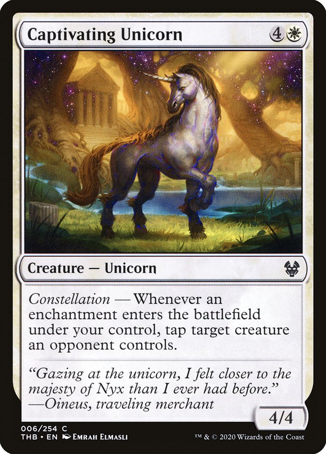 Captivating Unicorn [Theros Beyond Death] | Kessel Run Games Inc. 