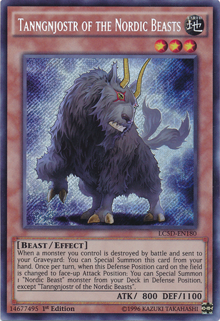 Tanngnjostr of the Nordic Beasts [LC5D-EN180] Secret Rare | Kessel Run Games Inc. 