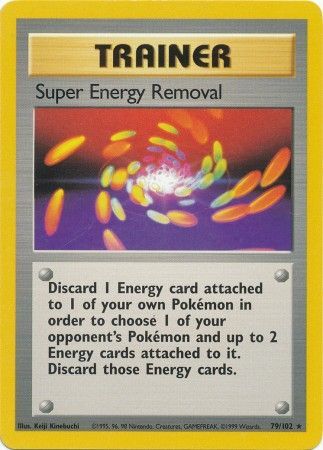 Super Energy Removal (79/102) [Base Set Unlimited] | Kessel Run Games Inc. 
