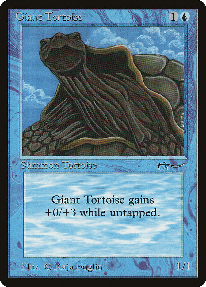 Giant Tortoise (Light Mana Cost) [Arabian Nights] | Kessel Run Games Inc. 