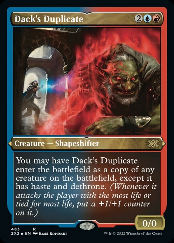 Dack's Duplicate (Foil Etched) [Double Masters 2022] | Kessel Run Games Inc. 
