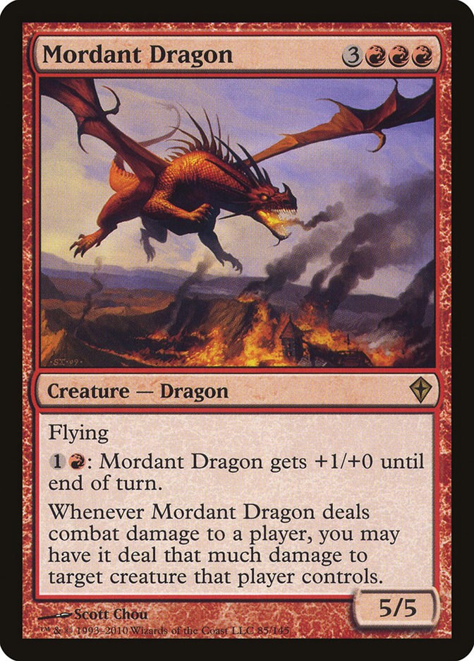 Mordant Dragon [Worldwake] | Kessel Run Games Inc. 