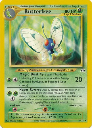 Butterfree (19/75) [Neo Discovery Unlimited] | Kessel Run Games Inc. 