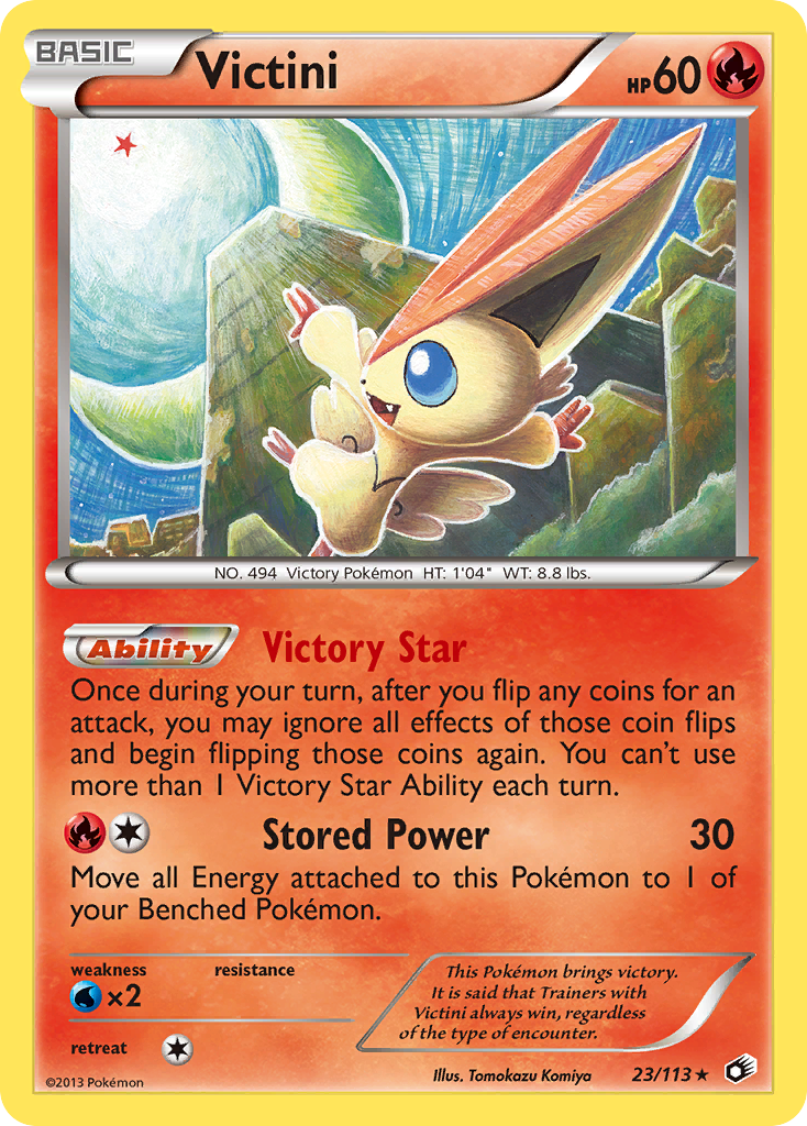 Victini (23/113) [Black & White: Legendary Treasures] | Kessel Run Games Inc. 