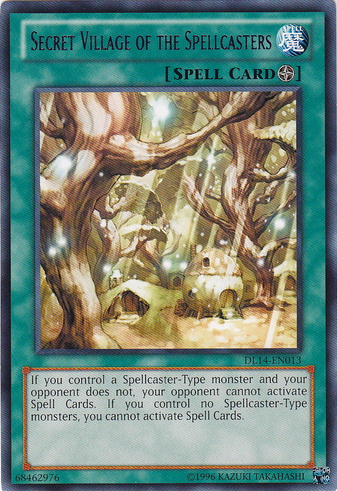 Secret Village of the Spellcasters (Blue) [DL14-EN013] Rare | Kessel Run Games Inc. 