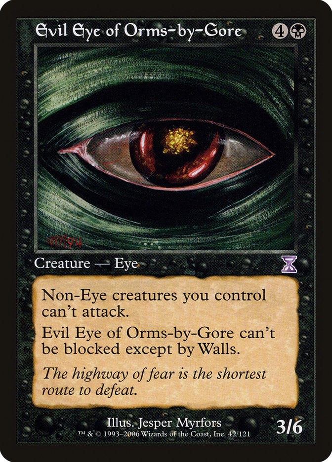 Evil Eye of Orms-by-Gore [Time Spiral Timeshifted] | Kessel Run Games Inc. 