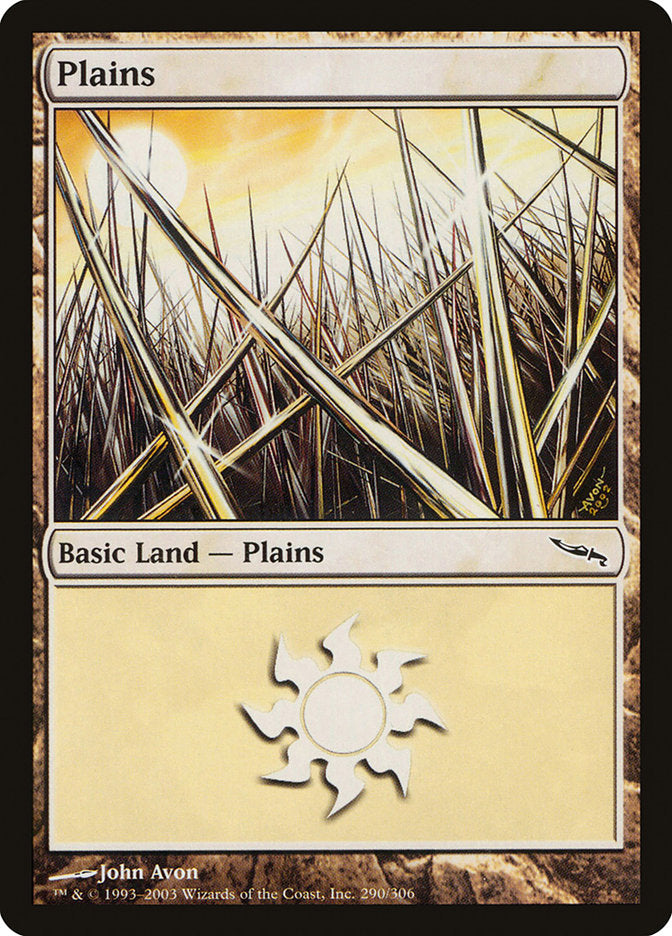 Plains (290) [Mirrodin] | Kessel Run Games Inc. 