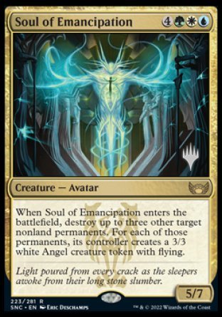 Soul of Emancipation (Promo Pack) [Streets of New Capenna Promos] | Kessel Run Games Inc. 